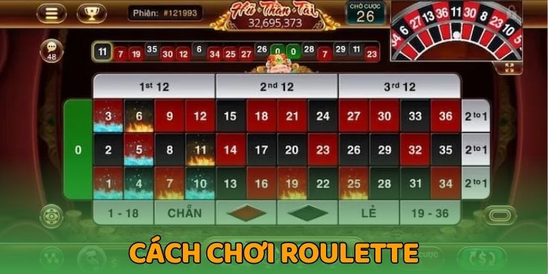 Tất tần tật cách chơi roulette